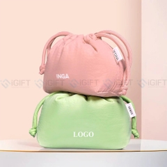 Túi đựng mỹ phẩm dây rút - In logo thương hiệu theo yêu cầu