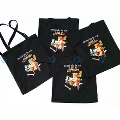 Set quà tặng Hộp túi mỹ thuật sang trọng + Quạt điện + Túi Canvas - In logo theo yêu cầu