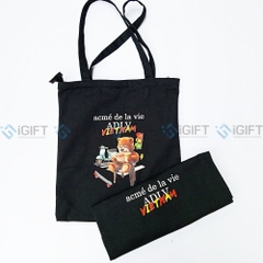 Túi Vải Canvas - In Logo Theo Yêu Cầu