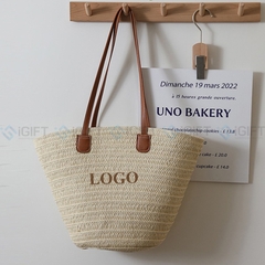 Túi cói in logo theo yêu cầu - Quà tặng bảo vệ môi trường