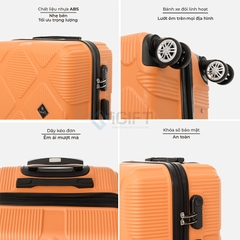 Vali Lusetti LS24130 - In logo thương hiệu theo yêu cầu