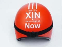 Nón bảo hiểm cao cấp - in logo NOW