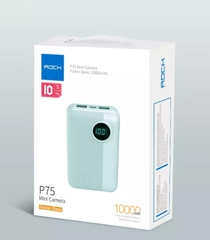 Pin dự phòng mini Rockspace P75 10.000mAH - Rock chính hãng