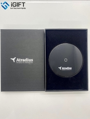 Đế sạc không dây mặt kính Baseus - in logo Atradius