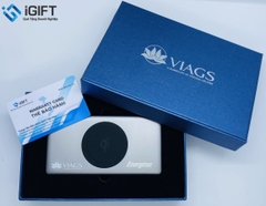 Bộ Quà Tặng Pin Dự Phòng Thương Hiệu Energizer In Logo VIAGS