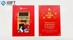 Bộ quà tặng tết Lì xì - Thiệp Tết - Bình giữ nhiệt - Sổ tay in logo thương hiệu Now