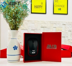 Chuột không dây Logitech M185 in logo thương hiệu MI2