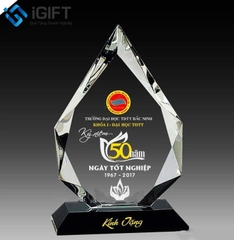 Kỷ niệm chương Pha Lê in khắc theo yêu cầu
