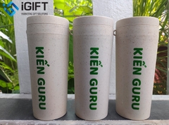 Ly lúa mạch 300ml in logo thường hiệu Kiến Guru