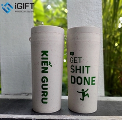 Ly lúa mạch 300ml in logo thường hiệu Kiến Guru