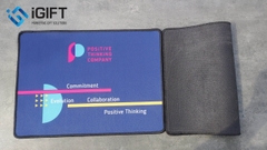 Lót chuột in logo quảng cáo theo yêu cầu công ty positive thinking company