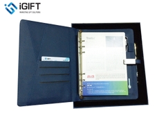 Giftset Sổ Sạc Đa Năng Không Dây 8000mAh Và Bút Ký khắc logo Trellix