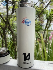 Bình giữ nhiệt in ấn logo theo yêu cầu công ty Ashico