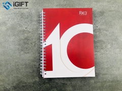 Gift Set Bình Sổ Áo Thun Khẩu Trang In Logo Rikkei Soft