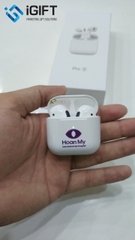 Tai nghe True Wireless Pro 5 in ấn logo bệnh viện mắt Hoàn Mỹ