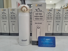Bình Giữ Nhiệt Cao Cấp Inox 316 In Logo Emart
