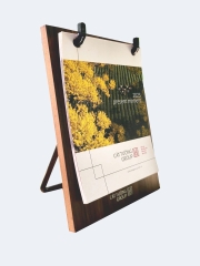 Lịch gỗ để bàn khắc logo - MS04