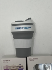 Ly thông minh xếp gọn in logo Trust You