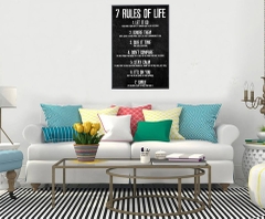 Tranh vải canvas in chữ nghệ thuật trang trí tường hiện đại