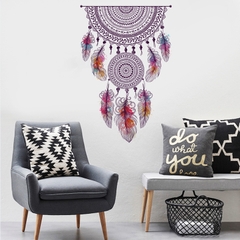 Decal dán tường nghệ thuật Dreamcatcher trang trí homestay, phòng khách, phòng ngủ  kiểu cách hiện đại sang trọng