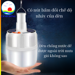 Đèn treo năng lượng mặt trời siêu sáng Cảnh Đông - Trang trí sân vườn, sự kiện ngoài trời , hội chợ, chợ đêm