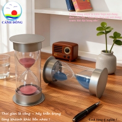 Đồng hồ cát trang trí -  In khắc logo theo yêu cầù - Từ 5–60 Phút Nhiều Màu Sắc  -Quà Tặng Lưu Niệm Ý Nghĩa Cảnh  Đông