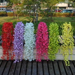 Chùm hoa treo tường trang trí màu sắc sinh động dài 90 cm