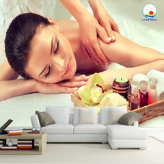 Tranh dán tường SPA massgage trang trí sang trọng dán tường, kính, gỗ - sẵn keo dán dễ- in size theo yêu cầu trên nhiều chất liệu