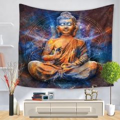 Tranh vải treo tường Phật A Di Đà trang trí sang trọng