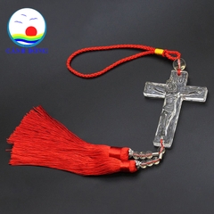 Dây treo xe hơi chúa Jesus pha lê bình an trên mọi nẻo đường