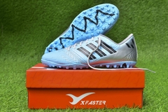 Xfaster Messi Xanh/Bạc giày sân cỏ nhân tạo