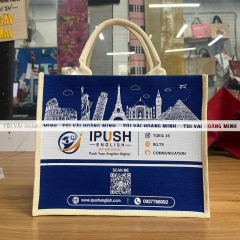 Mẫu Túi Vải Linen IPUSH English