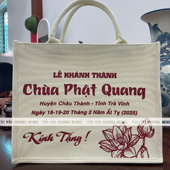 Túi vải linen Chùa Phật Quang