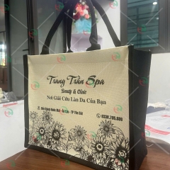Túi vải linen trang trần spa