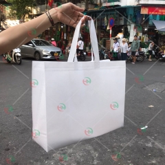 Túi vải không dệt trắng