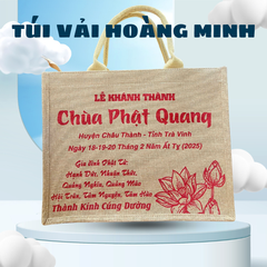 Túi vải linen Chùa Phật Quang