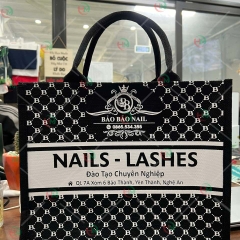 Túi vải linen NAIL - LASHES