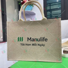 Túi vải linen manulife