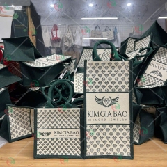 Túi vải linen kim cương KIM GIA BAO