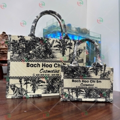 Túi vải linen Bach hoa chi em