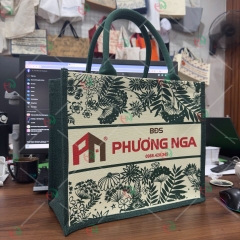 Túi vải linen bđs Phương nga
