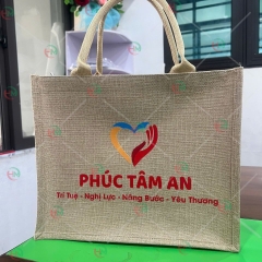 Túi vải linen Phúc tâm an