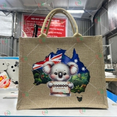 Túi vải linen zoodoo mộc