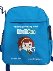 Mẫu Balo Trung Tâm Toán Tư Duy MathFun In Logo Theo Yêu Cầu