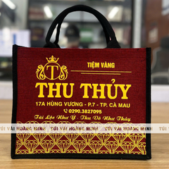 Túi vải linen Tiệm Vàng Thu Thủy