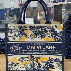 Túi vải linen Mai vi care