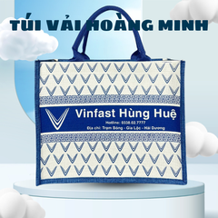 Túi vải linen Vinfast Hùng Huệ