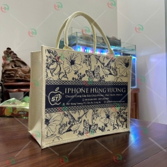 Túi vải linen iphone Hùng vương