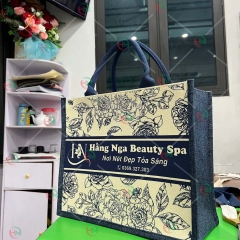Túi vải linen Hằng Nga beauty Spa