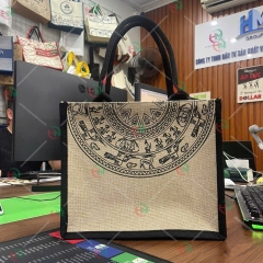 Túi vải linen Trống đồng